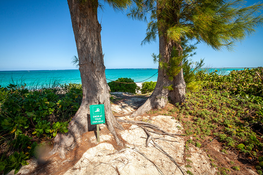 A newly designated path and stairway access to the Atlantic side beach is reserved exclusively for Harbour Cottage guests.