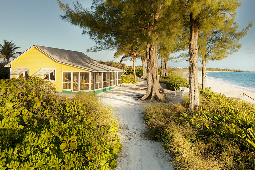 Seagrape Beach Cottage on the Atlantic Ocean.
